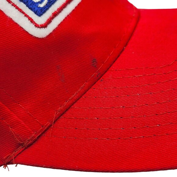 Vintage Bubba Gump Shrimp Company Forrest Red Logo Embroidered Snapback Hat - Picture 9 of 11